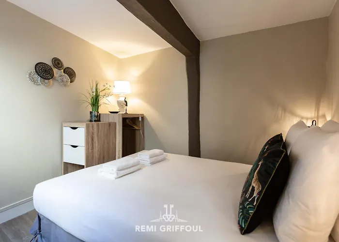 Emeraude Cozy Nest 3 Heart Of Historic District 2 Guests Апартаменты Онфлёр